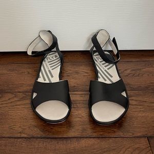 Fly London Black Sandals